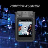 Caméra de surveillance 5G WiFi, mini caméra corporelle cachée, CammPro C6 Android 4K 117MP, caméra corporelle intelligente à double objectif