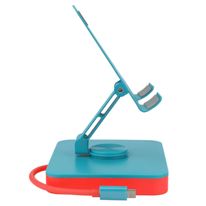 Supporto Regolabile in Metallo 3 in 1 per <span class=keywords><strong>Nintendo</strong></span> <span class=keywords><strong>Switch</strong></span> con Hub USB-C 4K 60Hz, Porte USB 2.0 e Ricarica PD 100W, Base per 2 Controller - Product Image 5