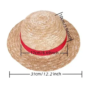 <span class=keywords><strong>Chapeau</strong></span> <span class=keywords><strong>de</strong></span> <span class=keywords><strong>paille</strong></span> <span class=keywords><strong>Luffy</strong></span>, <span class=keywords><strong>chapeau</strong></span> <span class=keywords><strong>de</strong></span> personnage <span class=keywords><strong>d</strong></span>'anime, accessoire <span class=keywords><strong>de</strong></span> cosplay, accessoire <span class=keywords><strong>de</strong></span> jeu <span class=keywords><strong>de</strong></span> rôle, accessoire <span class=keywords><strong>de</strong></span> spectacle, unisexe adulte, imprimé en sérigraphie - Product Image 2