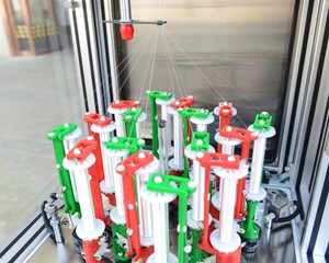 Machine automatique de rembobinage de bobines de fil textile à 2 têtes, enrouleur pour machine de tressage de corde - Product Image 4