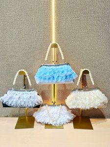 New Fashion Polyester Rhinestone <b>Sequin</b> Lace Women's Handbag Crossbody Shoulder <b>Bag</b> for Dinner Occasions Tanjing - Product Image 4