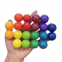 Nouveau jouet transfrontalier : Balle anti-stress 3D torsadée à perles, modèle best-seller, nouveauté, jouet magique pour enfants de 3 à 6 ans, avec fenêtre