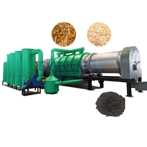 Línea de Producción de Biochar por Pirólisis, Equipo de Carbonización, Horno de Carbón Vegetal para Uso en Plantas de Fabricación - Product Image 1