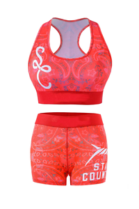 Conjunto de Boxers para Mujer de 2 Piezas con Logo Personalizado, Tallas Grandes, Calzoncillos Cortos de Poliéster Estampado y Spandex - Product Image 6