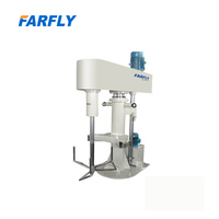 Machine de mélange de peinture à dispersion variable à basse vitesse 600L, construction en acier inoxydable, moteur, boîte de vitesses, agitateur, pompe