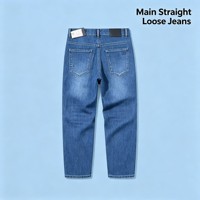 Jean Jogger Homme Bleu Denim Tendance Longueur Standard Grande Taille (29-38) Modèle WQK003 à 5,5 Dollars – Nouveau
