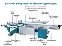 Scie à table coulissante cnc scie à panneau à table coulissante automatique