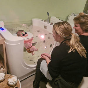 Baignoire <span class=keywords><strong>Spa</strong></span> Balnéo Thermostatique Moderne en Acrylique Blanc pour Bébé avec Massage, Vidange Intégrée, pour Usage Domestique ou Hospitalier - Product Image 4