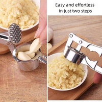 Multifunctioneel 4-In-1 Huishoudelijke Knoflookpers Creatieve Keukenhandleiding Knoflookmodder Voor De Bereiding Van Fruit En Groenten