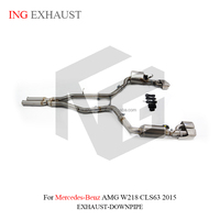 Système d'échappement Valvetronic en acier inoxydable haute performance ING pour Mercedes-Benz AMG CLS63 W218 2015+