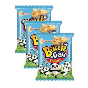 Peony Bear Milk Cream Filled Biscuits Delicious Mini Cookies Sweet Snacks for <b>Kids</b> Pack 24g Wholesale - Product Image 4