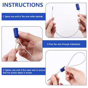 ZL-S001ซีลกันขโมยสำหรับ<span class=keywords><strong>สินเชื่อเงินสด</strong></span>สามารถพิมพ์แบบกำหนดเองได้ด้วยการพิมพ์ ABS - Product Image 3