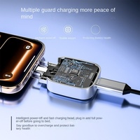 [Chargeur à déconnexion automatique] Dispositif de coupure d'alimentation à pleine puissance pour téléphone portable, avec arrêt automatique IA et éjection du câble Type-C