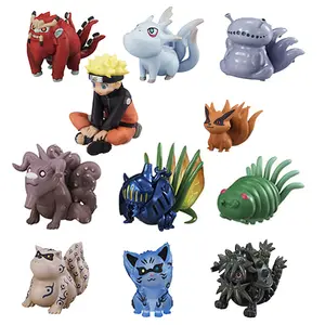 Japon anime dessin animé figura naruto mini 4-7cm pvc Q ver. Kyubi naruto figurine figurines Naruto pour cadeaux