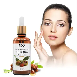 Miglior olio vettore naturale biologico idratante pelle dall'aspetto radiante olio di Jojoba per capelli e pelle-462110