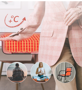 كرسي مكتب مبطن بمنفذ USB قابل لإعادة الشحن آمن ساخن مقعد سيارة كهربائي مريح وناعم - Product Image 5