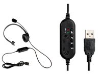 Headset USB Tipe Baru SE200 Tahun 2023, Earphone Pelindung Telinga