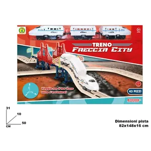 Treno Freccia City 43 pièces avec piste et train pour enfants de 3 ans et plus - Product Image 3