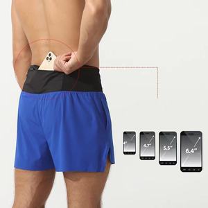 <span class=keywords><strong>Short</strong></span> de course sur sentier <span class=keywords><strong>Short</strong></span> de course d'été à double couche à séchage rapide pour homme <span class=keywords><strong>Short</strong></span> de course de marathon extérieur antidérapant doublé - Product Image 3