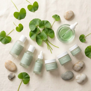 OEM Vegan Madagascar Centella Travel Kit Toner Ampoule Soothing Cream Cleansing Oil Serum Foam Skincare Trial Kit Box - Product Image 4