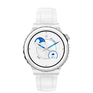 Reloj智能手表E23支付应答呼叫防丢提醒手表智能腕带女孩圆屏心率智能手表