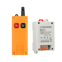 Nuevo producto DC12V 36V 433Mhz RF Control remoto 1 canal EV1527 2 botones para grúas puerta de garaje Motor puerta PC Material aprendizaje
