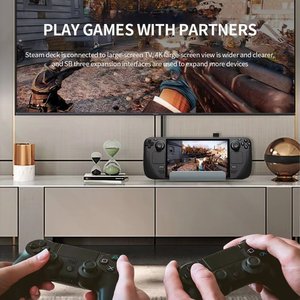 แท่นวาง Steam Deck อเนกประสงค์ HDMI-4K 60hz PD 100W USB3.0 6 พอร์ต Usb c Docking Steam Deck Docking Station - Product Image 4