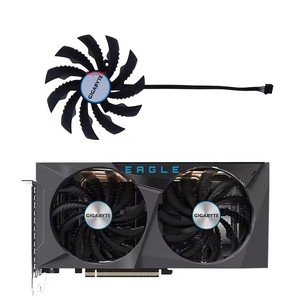 T129215SH,พัดลม GPU VGA,พัดลมการ์ดกราฟิก,สำหรับ GIGABYTE RTX3060 RTX3060 <span class=keywords><strong>EAGLE</strong></span> <span class=keywords><strong>OC</strong></span>,สำหรับ GIGABYTE RTX <span class=keywords><strong>3060</strong></span> <span class=keywords><strong>Ti</strong></span> RTX3060Ti <span class=keywords><strong>EAGLE</strong></span> <span class=keywords><strong>OC</strong></span> - Product Image 1