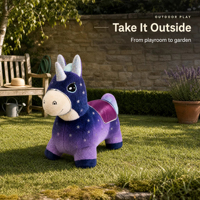 Cheval sauteur gonflable en peluche pour enfants, jouet licorne pour jouer à sauter, jouets en peluche