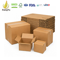 Boîtes en carton ondulé personnalisées en gros Xiangyu, grandes boîtes en carton kraft pour l'emballage d'expédition, le déménagement, l'entreposage et la logistique