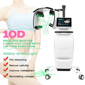 Appareil de réduction de graisse au laser Glaser indolore de pointe, lumière rouge 635nm et verte 532nm, machine amincissante corps entier, zéro temps de récupération - Product Image 4