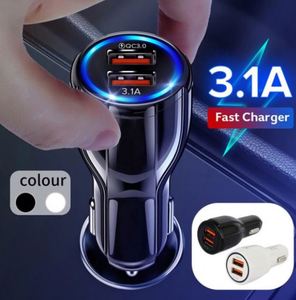 ที่ชาร์จในรถยนต์แบบแม่เหล็ก QC3.0 ชาร์จเร็ว พร้อมพอร์ต Type-C และ USB 2 พอร์ต กำลังไฟ 15W-30W สำหรับโทรศัพท์และแล็ปท็อป ผ่านช่องจุดบุหรี่ - Product Image 1