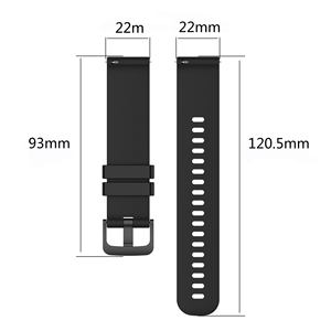 Bracelets en silicone 22MM pour <span class=keywords><strong>Samsung</strong></span> Galaxy Watch 46mm <span class=keywords><strong>Gear</strong></span> <span class=keywords><strong>S3</strong></span> Classic/<span class=keywords><strong>Frontier</strong></span> Galaxy Watch 3 45mm <span class=keywords><strong>Bracelet</strong></span> pour Huawei GT Strap - Product Image 2