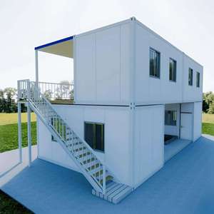Structure de conteneur de <span class=keywords><strong>maison</strong></span> à deux chambres détachable, bâtiment de bureau de 40 pieds, conteneur chinois de 20 pieds, personnalisé, professionnel, bon prix - Product Image 5