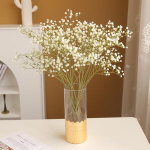 Ramillete de Flores Artificiales Ruilisi de 30cm-100cm, Color Blanco Puro, para Decoración de Bodas y Hogar - Product Image 2