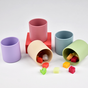 High Grade Washable Silicone Water Cup Reusable Kids Drinking Eco Friendly Non Slip BPA Free <b>Microwave</b> Safe Unbreakable Training - Product Image 1