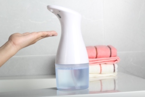 Xà phòng tự động <span class=keywords><strong>Dispenser</strong></span> Touch-Free | 500ml cảm biến thông minh xà phòng lỏng <span class=keywords><strong>Dispenser</strong></span> cho nhà/văn phòng - Product Image 4