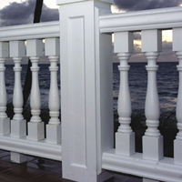 2022 PU garde-corps en plastique polyuréthane, moule à balustrage, moule à béton pour la vente en gros