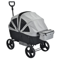 Chariot pliable à traction pour bébé, chariot pliable d'extérieur pour enfants, poussette pour enfants