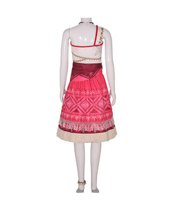 Noël Halloween Fantaisie Océan Romance <span class=keywords><strong>Moana</strong></span> <span class=keywords><strong>2</strong></span> TV & Film Costumes Hors Épaule Aventure Vaiana Filles Princesse <span class=keywords><strong>Moana</strong></span> Robes - Product Image 2
