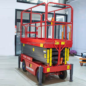 Gunting listrik mengangkat 4-18m Platform udara 6m 8m 10m 12m 14m Skylift perancah pengangkat seluler angkat hidrolik - Product Image 4