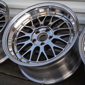 Jantes forgées polies en 2 parties, personnalisées 5x130 5x114.3 5x112, 17 18 19 20 21 22 24 pouces, concaves, à fond profond, pour Porsche <span class=keywords><strong>Ferrari</strong></span> - Product Image 1
