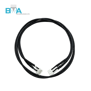 2,00 mm pitch 4-pins connector 4-aderige draad zwart PVC met krimpkous 580 mm/1,90 ft voor interne signaalbedrading van consumentenelektronica - Product Image 1