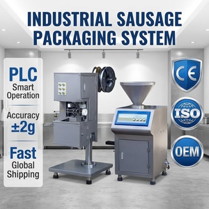 Máquina Comercial Económica y Fácil de Usar para Llenado Automático de Salchichas, con Sistema de Vacío/Hidráulico/Neumático, Procesadora y Picadora de Carne - Product Image 1