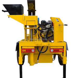 Máquina para Fabricar Bloques de Arcilla Intertrabados M7mi Sin Paletas, con Motor Diésel de 15 hp - Product Image 2