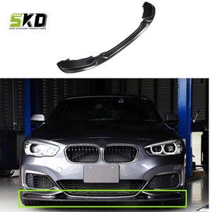 Paraurti anteriore in stile 3D con labbro inferiore a secco in carbonio per <span class=keywords><strong>BMW</strong></span> serie 1 <span class=keywords><strong>F20</strong></span> 2015-2018 LCI labbro anteriore in carbonio - Product Image 1