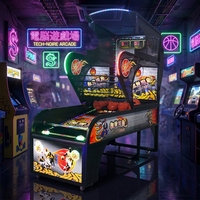 Machine de basket électronique à monnayeur pour centre de divertissement intérieur, machine de jeu d'arcade de basket de rue, direct usine