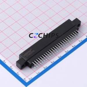 ED50MEBGFBK Gold Finger Connector Through hole Component (THT),P=2.54mm Connector EDGE SLOT 2.54mm 50P Through Hole - Product Image 2