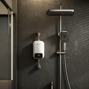 Scaldabagno Elettrico Istantaneo Senza Serbatoio 3500W~5500W per Bagno, Mini Scaldacqua Istantaneo per Cucina e Doccia - Product Image 5