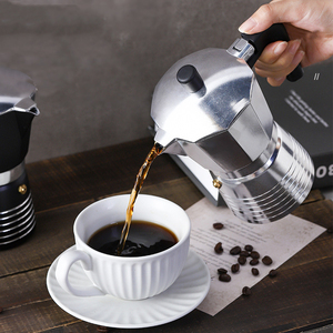 <span class=keywords><strong>Cafetera</strong></span> Espresso de inducción de aluminio Estilo clásico italiano <span class=keywords><strong>3</strong></span> <span class=keywords><strong>tazas</strong></span> 6 <span class=keywords><strong>tazas</strong></span> Moka Pot - Product Image 5